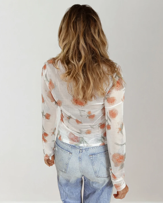 Rose Garden Mesh Top