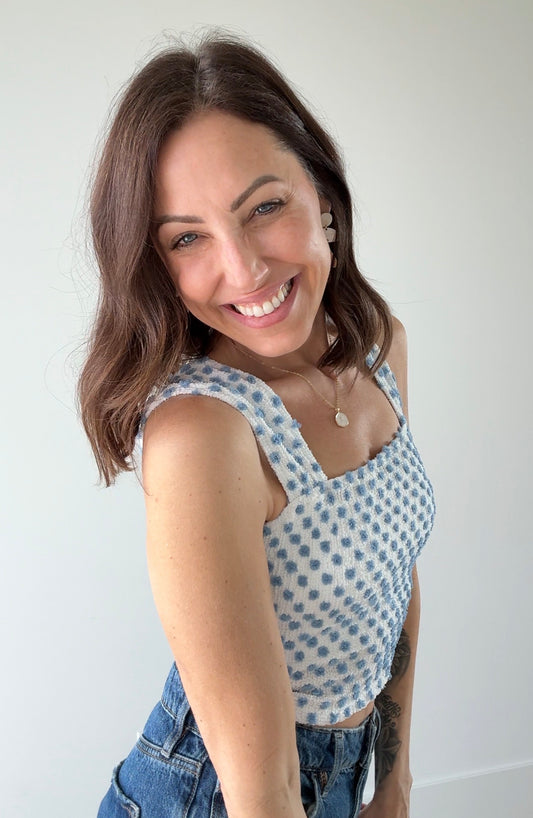 Ivory Flirt Tank